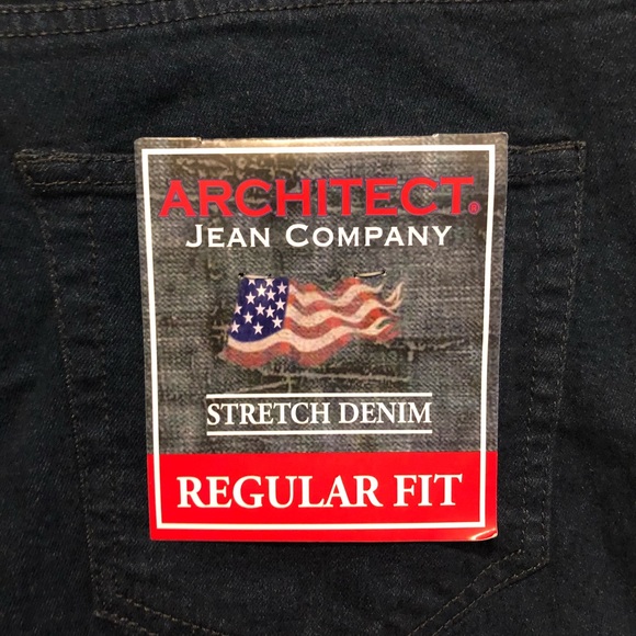 New with tags mens Architect regular fit stretch denim jeans - Picture 6 of 9